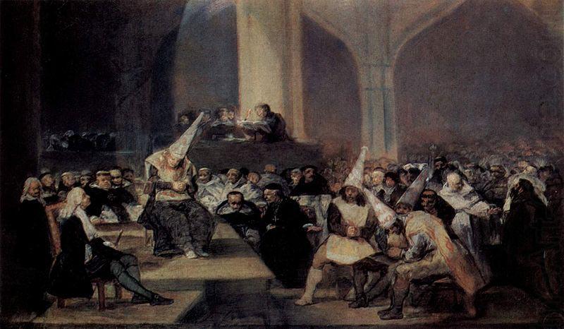 Francisco de Goya Tribunal der Inquisition china oil painting image